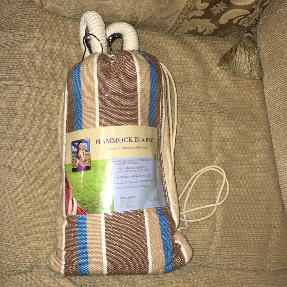 🏝 NWT Bliss Eco-Friendly Hammock in a Bag - Picture 13 of 16